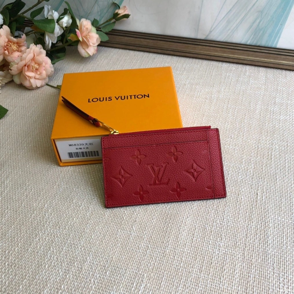 Cheap HOLDER LOUIS VUITTON ZIPPED CARD 0809